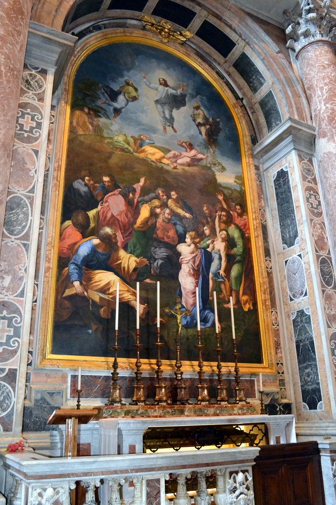 L-Altar tat-Trasfigurazzjoni ġewwa l-Bażilika ta' San Pietru, il-Vatikan